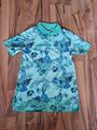 ××× Top! T-Shirt mit Polokragen - WE - Gr. 170 - Junge - Grün Blau xxx