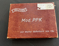 Walther PPK alligator factory box, case / Verpackung, original ,