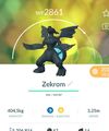 Pokémon Go Zekrom Legendary / Legendär Pogo