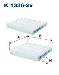 FILTRON K 1336-2x Innenraumfilter Pollenfilter für BMW X3 (F25) X4 (F26)