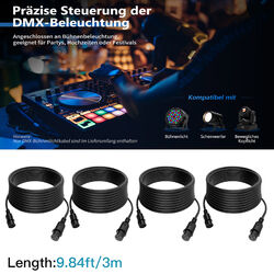 DMX512 Optischer Signalverstärker 2.4G Sender Empfänger Controller für DJ Party