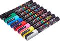 POSCA UNI PC 5M Basic Set - Pack of 8 markers pens penkals POSCA Uni Ball NEW