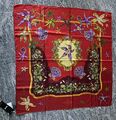 VERSACE original Schal Tuch Foulard - Tresor de la mer - reine Seide 90 x 90