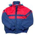 Vintage Nevica Ski Bomber Jacke 90er Retro Colour Block Blau Herren Small