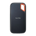 SANDISK Extreme Portable V2 Festplatte, 2 TB SSD, extern, Grau/Orange