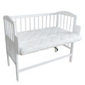 Babybett Beistellbett 90x40 cm mit Matratze, umbaubar zu 90x55 cm B-WARE