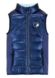 Reitweste Steppweste Weste Kinder Mädchen Reitjacke Bodywarmer mit Taschen