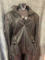 Pearls by Maze Damen Lederjacke kurz Reptile Look, Gr. 40