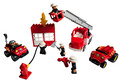 LEGO Duplo Feuerwehr Set - Leiterwagen - Quad - Gebäude - - Zubehör - Figuren