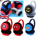 Spiderman Ohrwärmer Plüsch Ohrenschützer Kinder Jungen Winterwarme Earmuffs