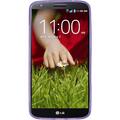 Silikon Hülle für LG G2 X-Style lila + Schutzfolien