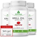 MoriVeda NEPTUNE Krillöl Kapseln I mit 100% antarktischem Krill Öl I 3x90 Kapsel