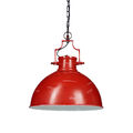 Hängelampe Industrial Shabby Hängeleuchte Deckenleuchte Pendellampe Lampe rot