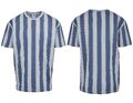 Urban Classics Herren T-Shirt Printed Oversized Bold Stripe Tee Übergrößen