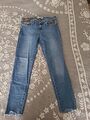 ZARA Jeans Gr. 38 Bestickt Blumen