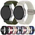 Für Samsung Galaxy Watch FE 7 6 5 4 40/44mm Classic 43/47mm Magnet Nylon Armband