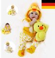 55CM Lebensechte Reborn Baby Puppe Mädchen Weich Silikon-Vinyl XMAS Geschenke DE