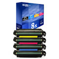 8x Toner ersetzt Canon 723BK 723C 723M 723Y 723H