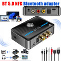 Bluetooth 5.3 NFC Transmitter Empfänger Sender Receiver Stereo Audio Adapter AUX