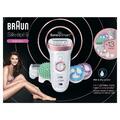 Braun Silképil 9 9/990 SkinSpa SensoSmart Epilierer Damen, Wet&Dry Epiliergerät 