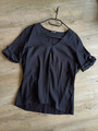 Betty Barclay T-Shirt 46 Schwarz Big Size V-Ausschnitt