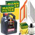 MANN INSPEKTIONSPAKET+5L MOTUL EFE 5W-30 ÖL passend für OPEL COMBO TOUR 1.3 CDTI