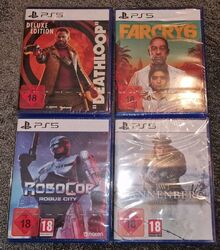 4 STÜCK # PS5 Spiele Sammlung Konvolut # NEU & versiegelt