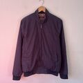 Ben Sherman Navy Blue Bomber Jacket 100% Cotton Men’s Size Medium Skinhead Mod