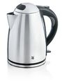 WMF STELIO Wasserkocher (1,7 Liter, 2400 Watt, Cromargan Edelstahl, silber)