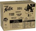 FELIX So gut  aussieht Senior Katzenfutter nass in Gelee, Sorten-Mix 120x85 Gr.