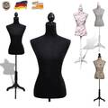 Damenbüste Mannequin Schneiderpuppe Torso Schaufensterpuppe Angezogen für Shop