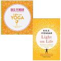 Light on Yoga, Light on Life 2 Bücher Sammlung Set von B.K.S. Iyengar Taschenbuch