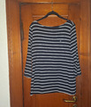 Tom Tailor Maritimes Streifen-Shirt mit 3/4 Arm Gr. XL Dunkelblau Weiß