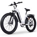 E-Bike 26 Zoll Damen Elektrofahrrad 1000W 48V Fatbike 840WH Pedelec eBike 25km/h