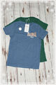 ▀▄ 2x T-Shirt Shirts kurzarm Jungen Name It Gr. 146/152 blau grün neu ▄▀