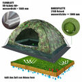 Wurfzelt Camping Wasserdicht Camouflage Trekking Zelt 2- 3 Personen campingzelt