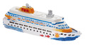 Miniatur Deko Kreuzfahrtschiff Schiff 7cm Geldgeschenk Urlaub Geburtstag (307