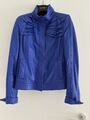 Exklusive originelle Lederjacke von Escada, Gr.34, blau, top Zustand