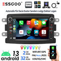 Android 13 32G Carplay Autoradio GPS Navi Kamera Für Renault Dacia Duster Dokker