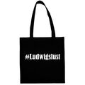 Tasche Beutel Baumwolltasche #Ludwigslust Hashtag Einkaufstasche Schulbeutel Bag