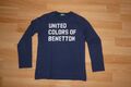 United Colors of Benetton Langarmshirt Gr. M / 130cm / 7-8 Jahre dunkelblau