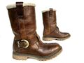 TIMBERLAND BOOTS, STIEFEL, BRAUNES LEDER, DICK GEFÜTTERT, GR. 36, GUTER ZUSTAND