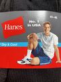 hanes socken 6-er Pack-Schwarz