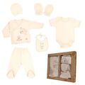 Neugeborenen Baby Geschenk Set für Babys für 0-4 Monate 6 teilig