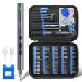 Precision Electric Screwdriver Set Mini Rechargeable Kit Cordless Wireless Bits