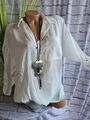 Tom Tailor Bluse Damen Shirt Gr. L bis XXXL dreiviertel Arm creme weiß (004)