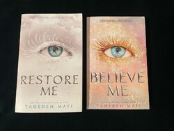 Tahereh Mafi Believe Me & Restore Me, Shatter Me Serie Taschenbuch Buchbündel