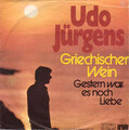 Udo Jürgens Griechischer Wein 7" Single Vinyl Schallplatte 79067