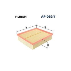 1x Luftfilter FILTRON AP 063/1 passend für BMW CITROËN FORD VAG