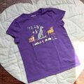 T- Shirt Gr. 134/140 Lands End Motiv Hunde Violett lila NEUw TOP